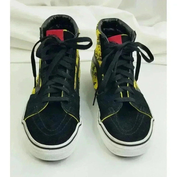 Vans Size Women's 8 Mens 6.5 The Shining Black Suede REDRUM ROOM 237 Hi Sneakers - Picture 3 of 14